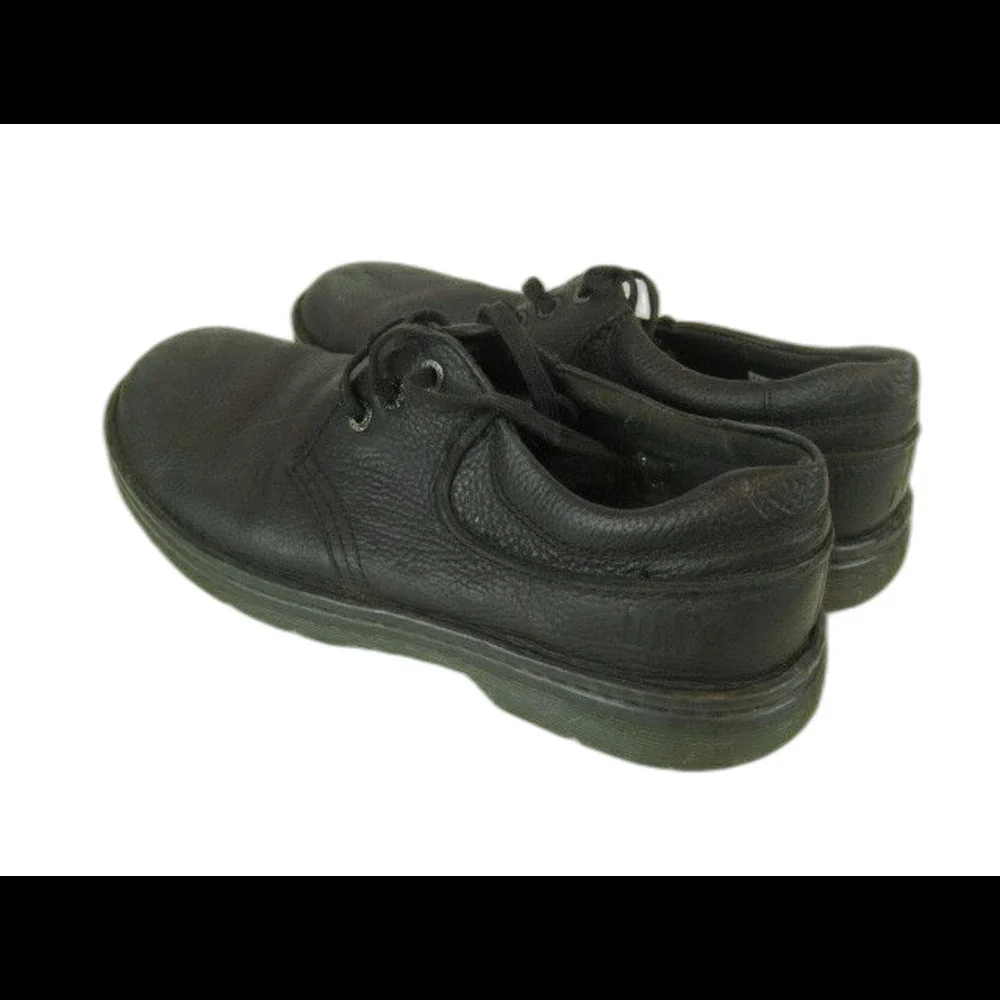 Mens Dr. Martens Hampshire Black Leather Slip Resistant Industrial Shoes sz 11M